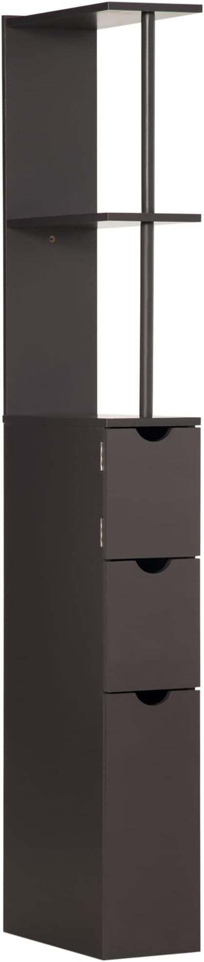 54" Tall Bathroom Storage Cabinet, Freestanding Linen Tower