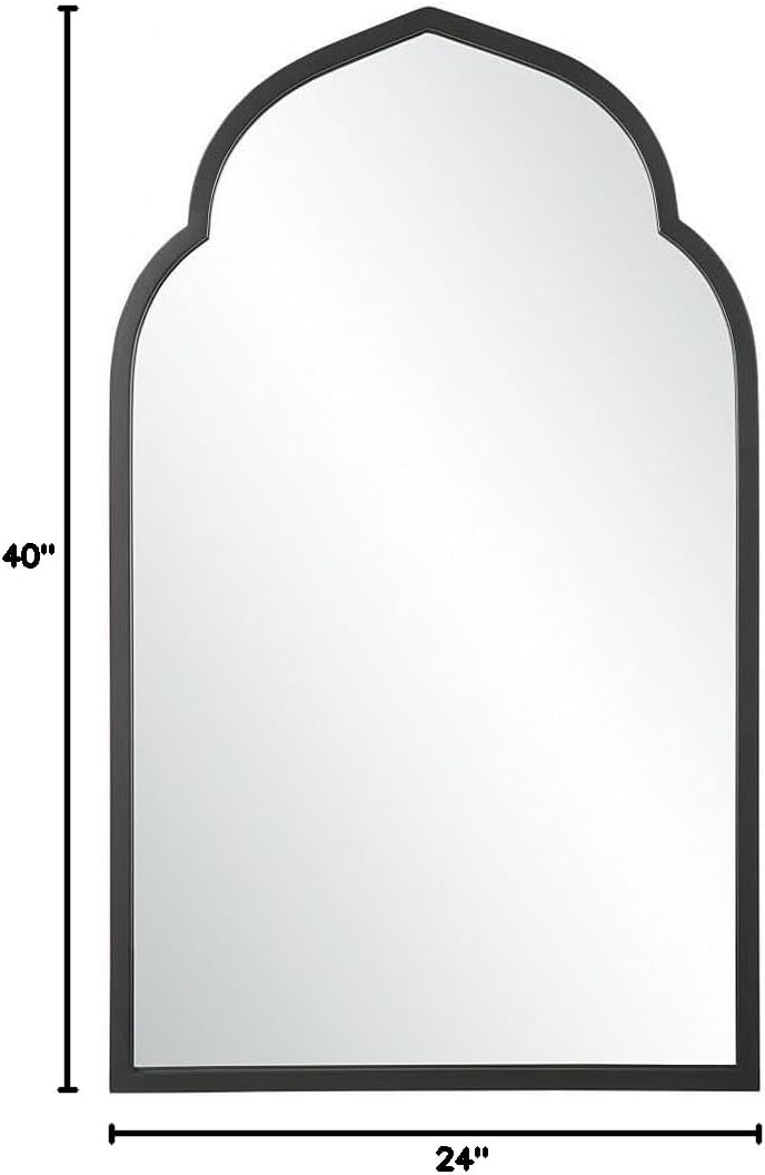 Arch Mirror-40 Inches Tall and 24 Inches Wide