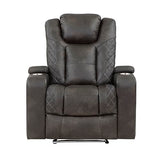 Nantes Wall-Hugger Power Reclining Chair, Brownish Gray