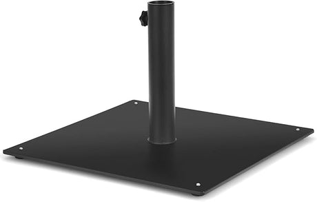 50LBS Patio Umbrella Base, Portable Outdoor Umbrella Base Stand, 24 Inches