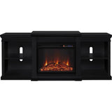 Manchester Fireplace TV Stand for TVs up to 70 Inch, Replaceable Electric Fireplace Insert