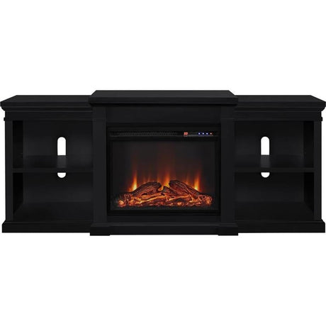 Manchester Fireplace TV Stand for TVs up to 70 Inch, Replaceable Electric Fireplace Insert