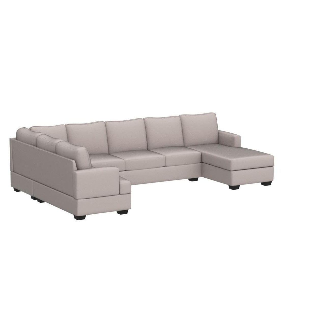 P PURLOVE Modern Large Sectional Sofa, U Shape Upholstered Couch, Sofa sectionals