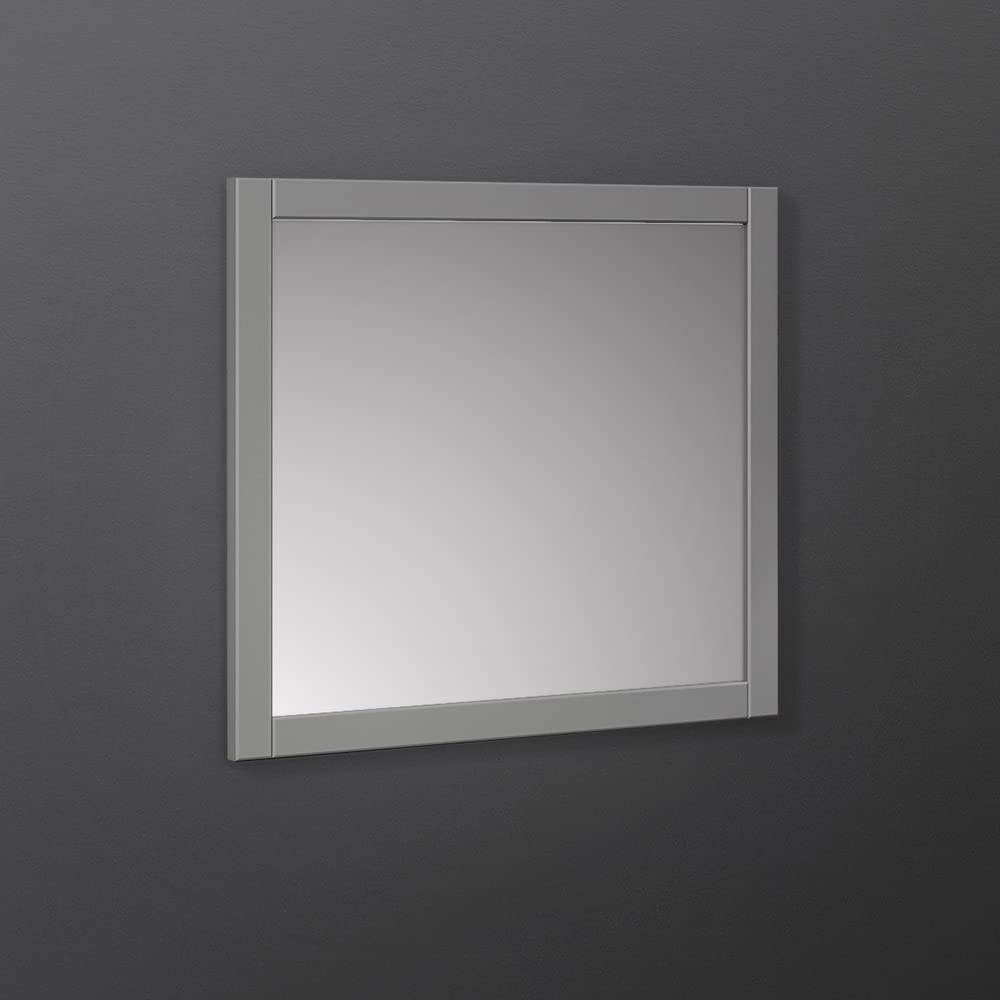 Manchester 30" White Traditional Bathroom Mirror