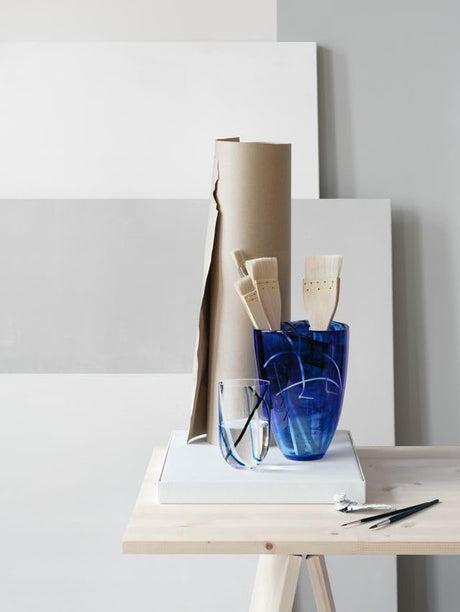 Contrast Vase, Blue