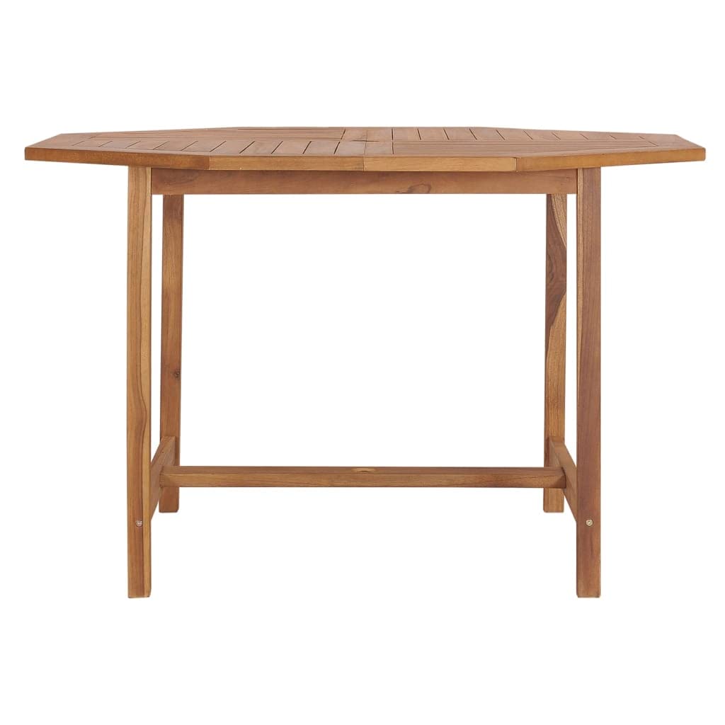 Patio Dining Table 43.3"x43.3"x29.5" Solid Wood Teak,Classic Teak Wood Garden