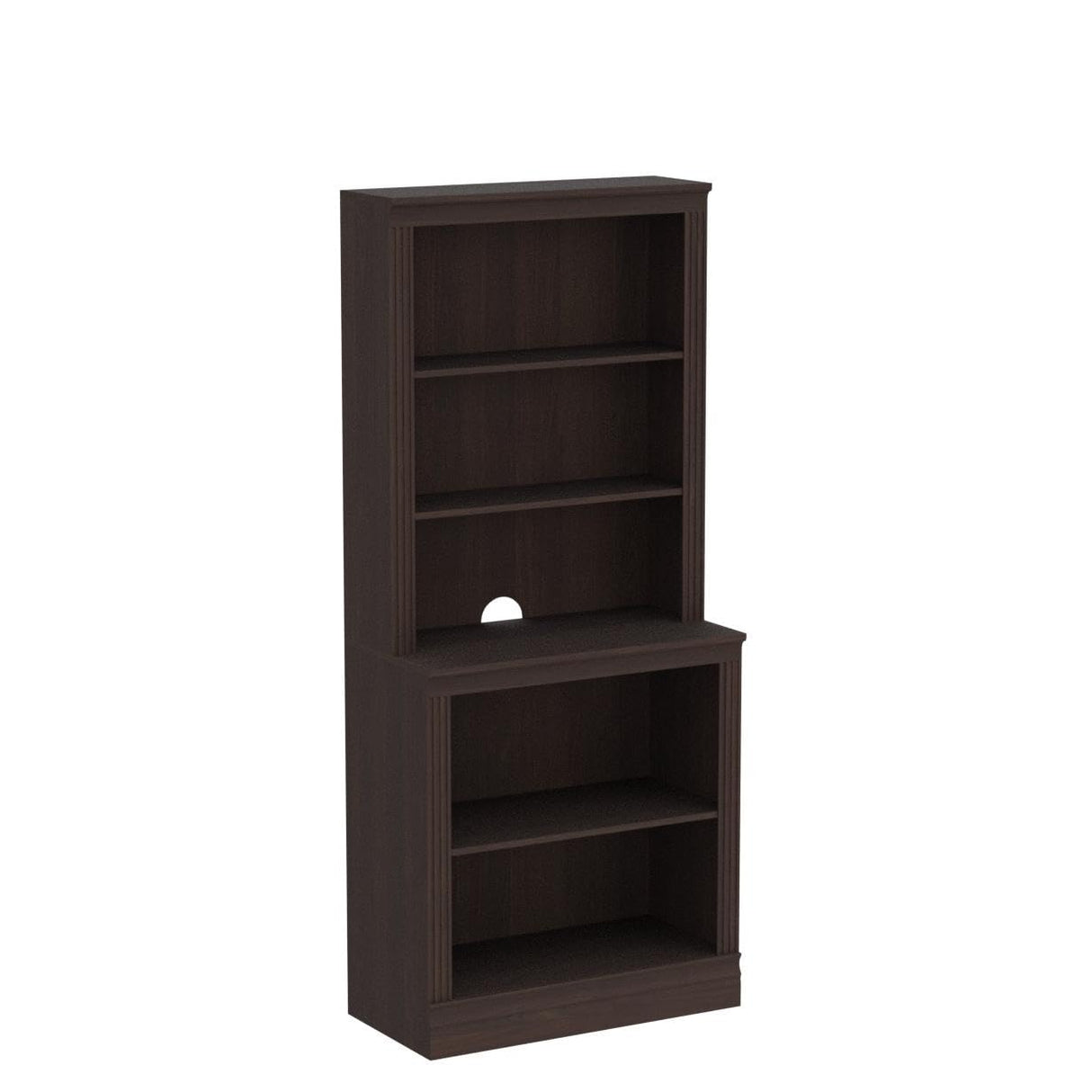 Multi-Depth Bookshelves and Bookcase Floor Standing 5 Tier Display Shelves Organizer