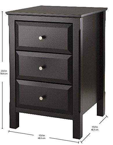 WINSOME Timmy Accent Table, Black