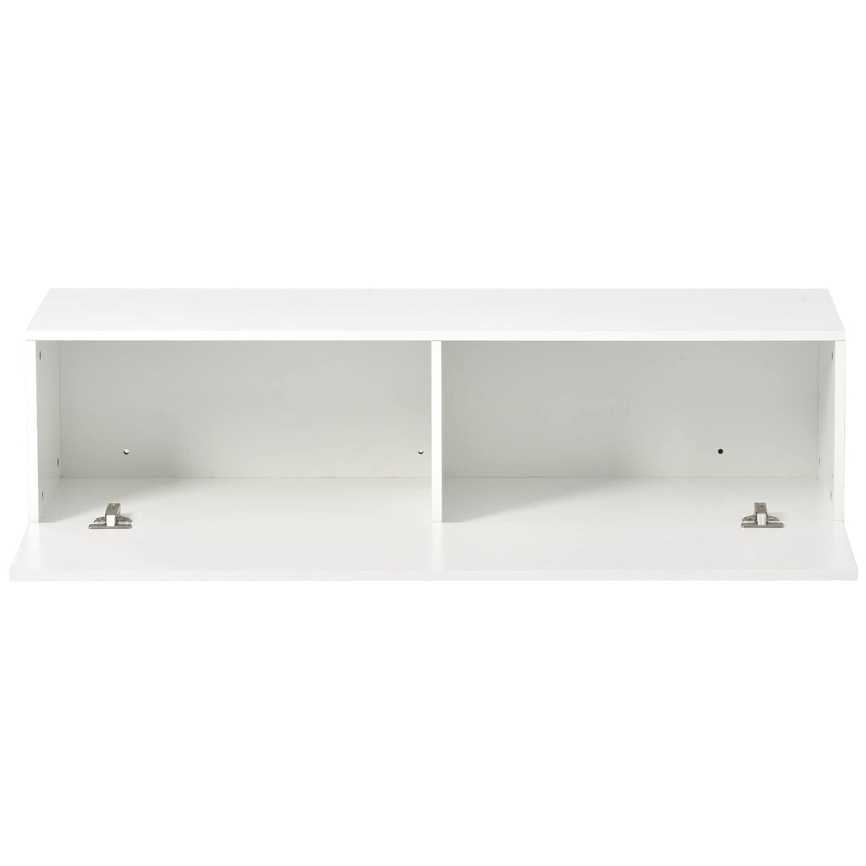 Pieces Floating TV Stands Set with 4 Storage Cabinets and 2 Shelves