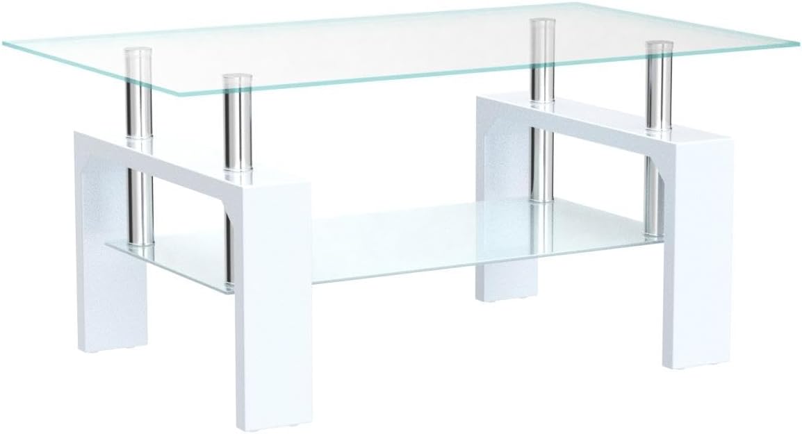 Living Room Rectangle Coffee Table, Tea Table Suitable for Waiting Room