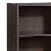 Sauder Beginnings 3 Bookcase/Book Shelf, L: 24.57" x W: 11.50" x H: 35.28", Cinnamon Cherry finish