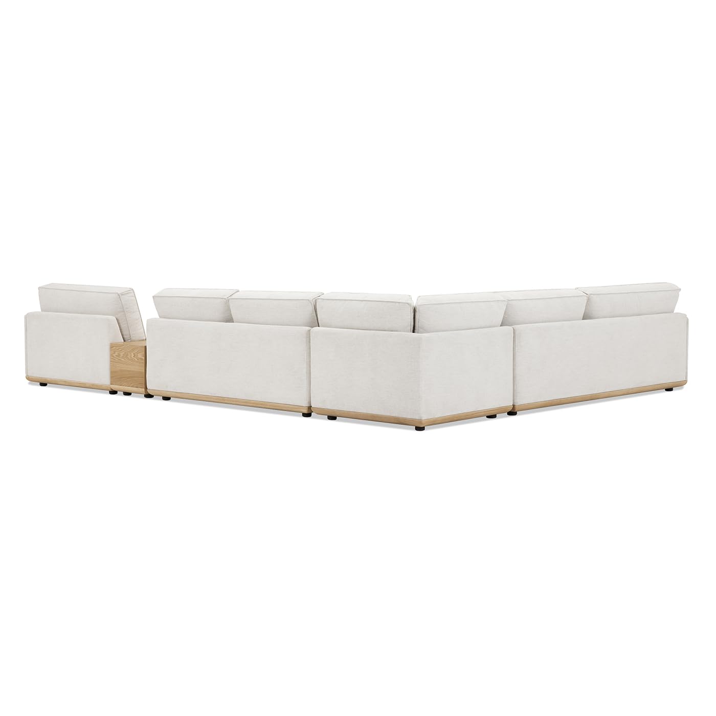Home Destin 164" 5pc Modular RAF U-Shaped Chaise Sectional