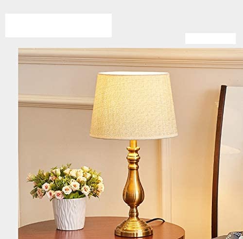 Table Lamp Luxurious Enamel Metal E26 Bedside Lamp Illumination Nightstand Lamp