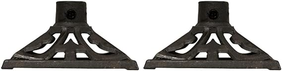 Brand Cast Iron Torch Stand, Black, 9.1L x 9.1W x 4.8H -Inches, 1312322