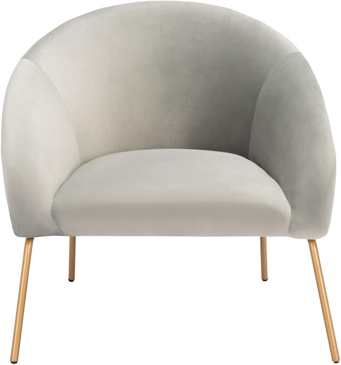 Home Collection Mandi Velvet Accent Chair ACH6204B, 0, Malachite Green/Gold