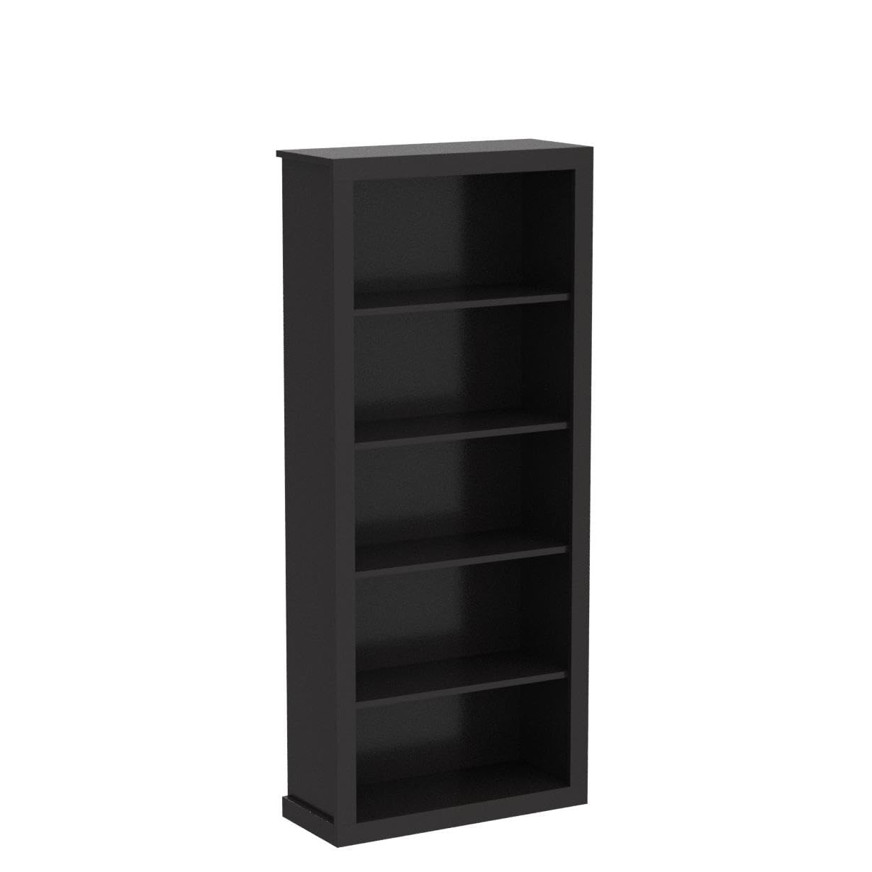  Sumac Bookcase, 5-Shelf Organizer for Bedroom Furniture or Home Office Furniture