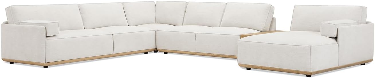Home Destin 164" 5pc Modular RAF U-Shaped Chaise Sectional