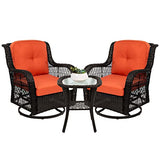3 Piece Patio Bistro Set, All Weather Heavy Duty Table and Chairs Set of 2