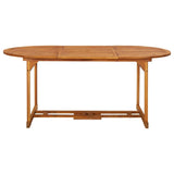 Patio Dining Table 70.9"x35.4"x29.5" Solid Acacia Wood
