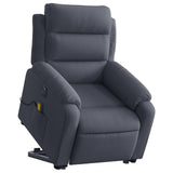 Stand-Up Massage Recliner Chair - Lift & Tilt, Vibration Massage, Plush Velvet Comfort,