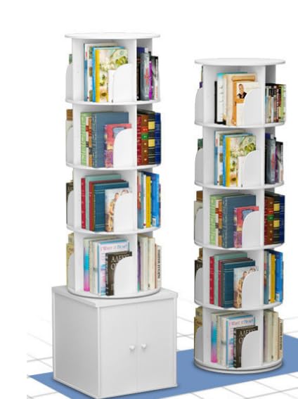 creative rotating bookcase 360 degree bookcase simple shelving simple student floor bookcase