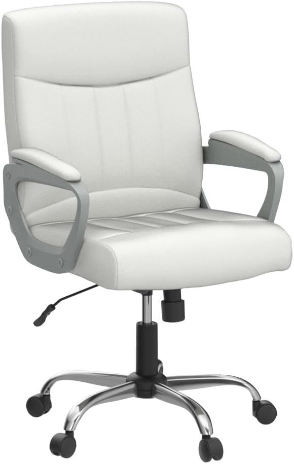 Office Computer Desk Chair Executive Mid Back Chair Comfortable Ergonomic Managerial