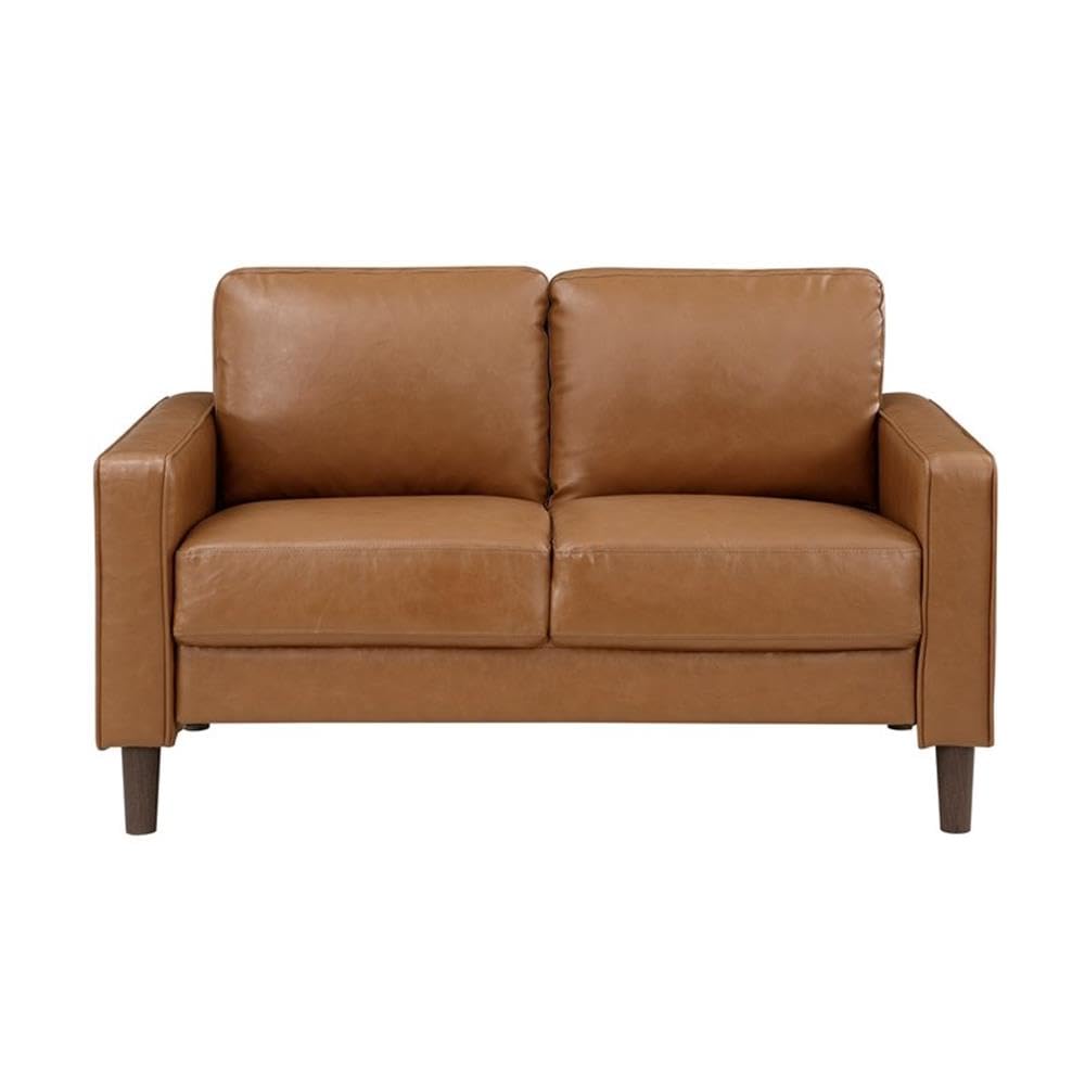 Pratima Living Room Loveseat, Brown