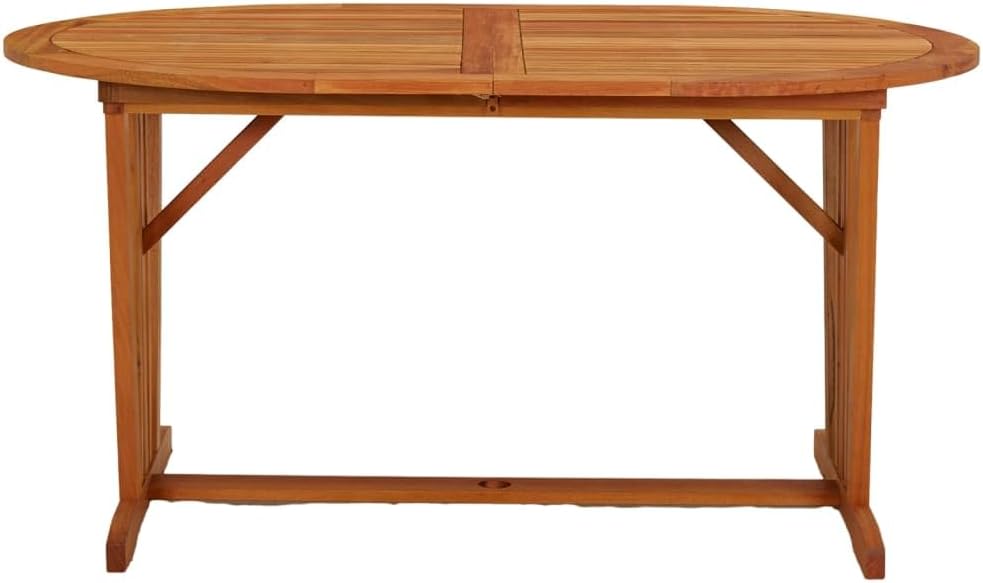 Patio Table 78.7"x39.4"x29.5" Solid Wood Eucalyptus
