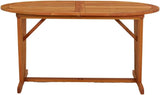 Patio Table 78.7"x39.4"x29.5" Solid Wood Eucalyptus
