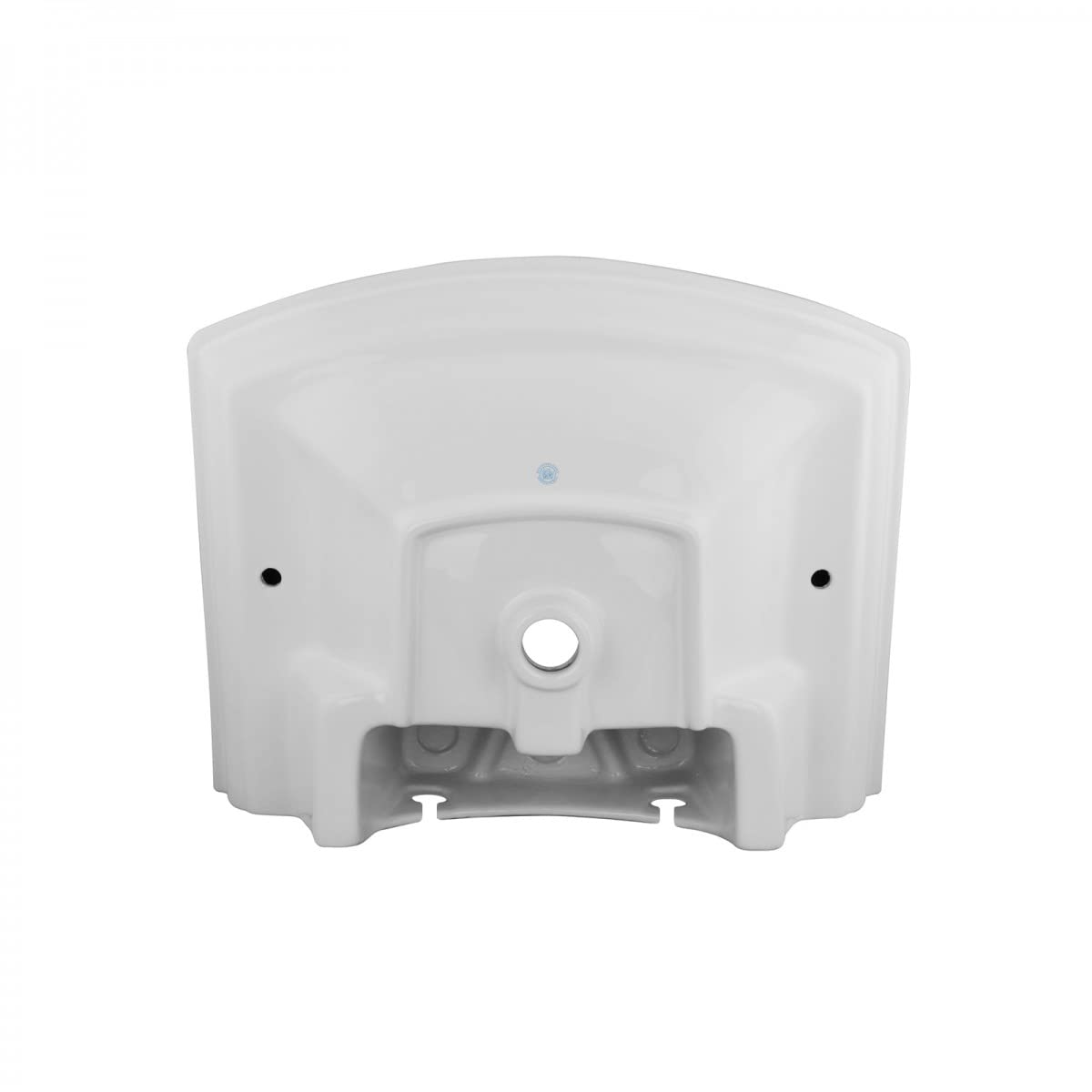 Wall Mount Bathroom Sink Florence 25 In. Large White Ceramic Wall Hung Vessel Sink