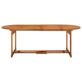 Patio Dining Table 86.6"x35.4"x29.5" Solid Acacia Wood