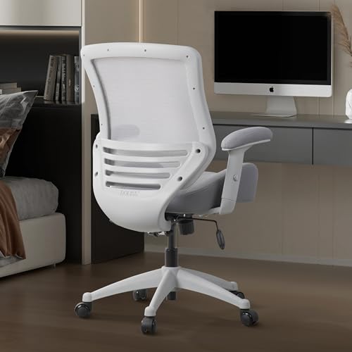 Ergonomic Mesh Computer Desk Office Chair with Super Soft Adjustable Arms