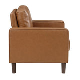 Pratima Living Room Loveseat, Brown