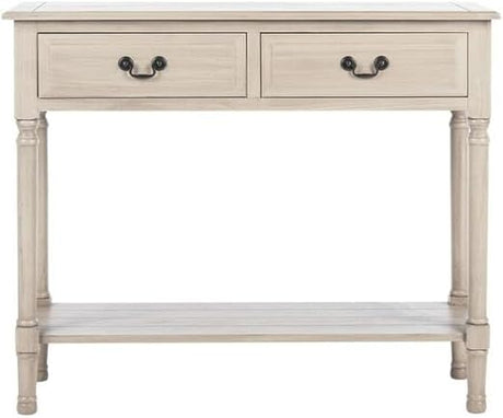 Home Collection Primrose Brown 2-Drawer Console Table, 0