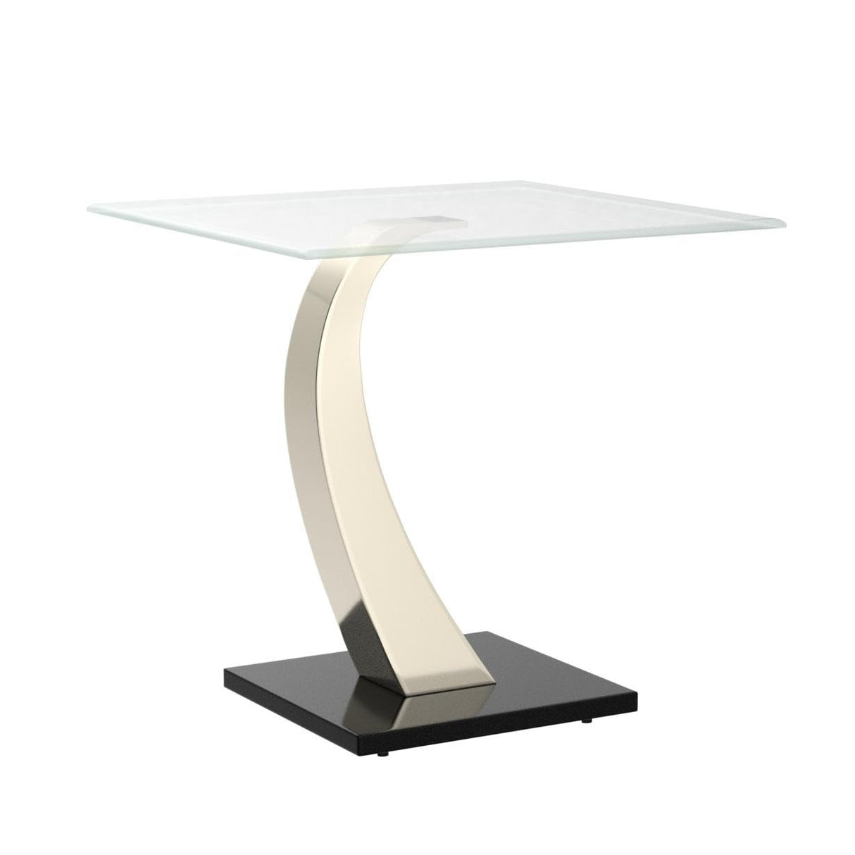 Kassius End Table, Metallic Finish