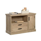 2-Piece Set with Executive Desk & Small Filing Cabinet Credenza