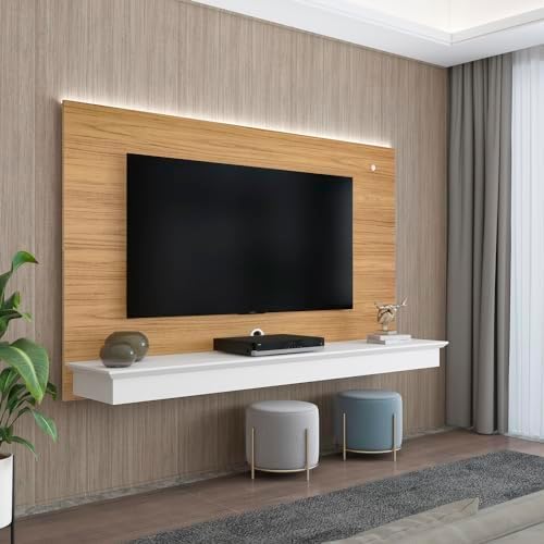 Zola Multi Storage Wall Media Center for up to 70 inch TVs, Entertainment Center