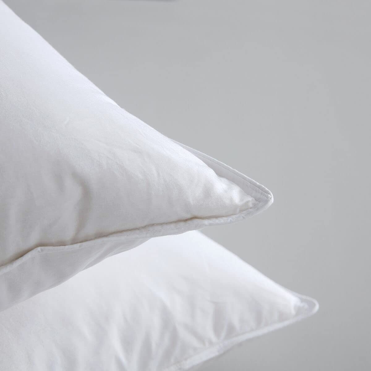 Luxury Feathers Down Pillows Standard Size  Hotel Quality Fluffy Bed Pillows