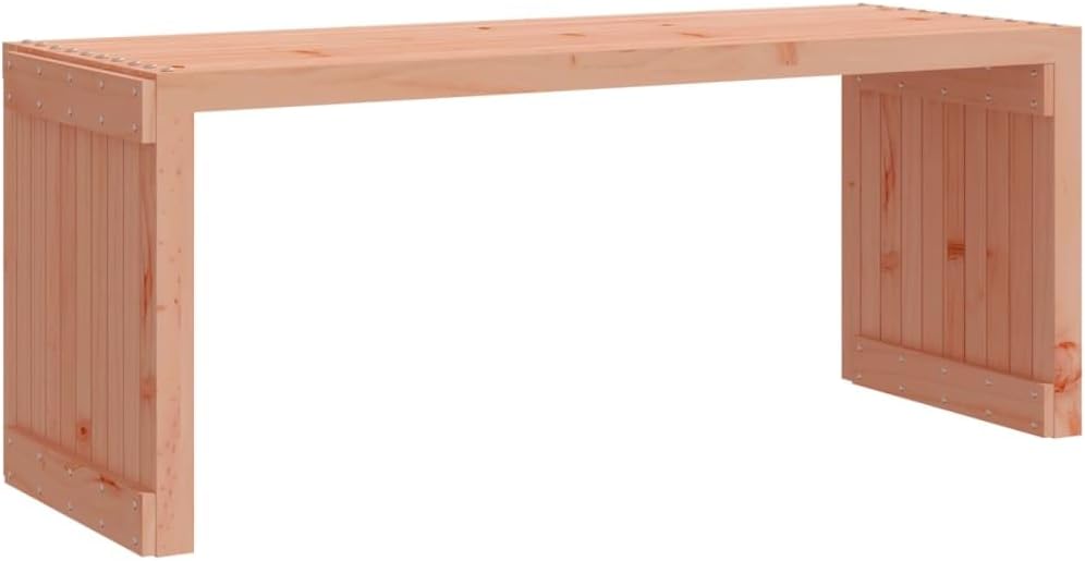 Extendable Patio Bench in Natural Douglas Brown