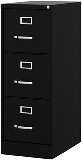 3 Drawers 40.19" Vertical Light Gray Metal Filing Cabinet Lockable Pre-Assembled Stationary Letter Size for Home, Office