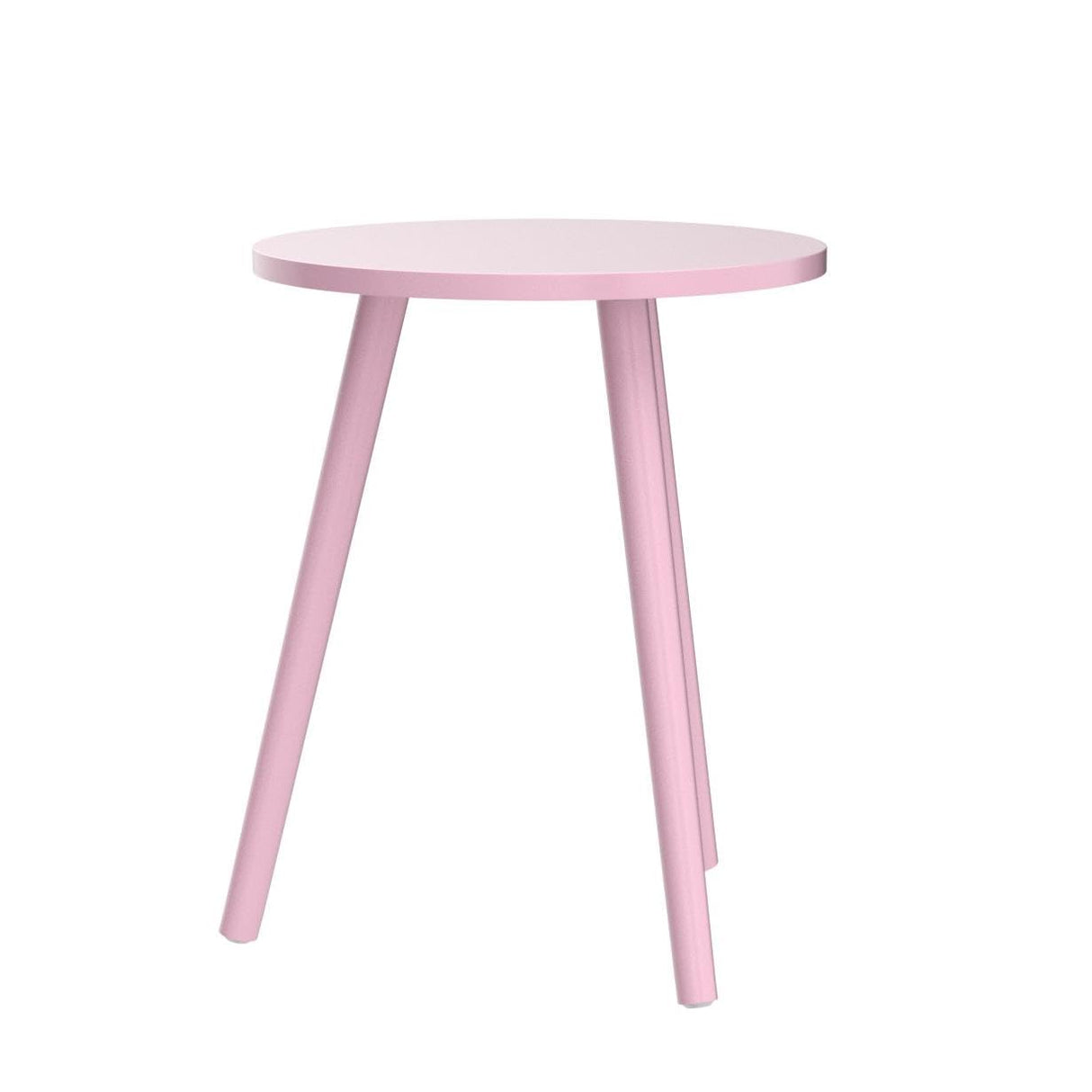 Round Side Table, Small Accent Table Nightstand Modern End Table for Kids Room Living Room Bedroom