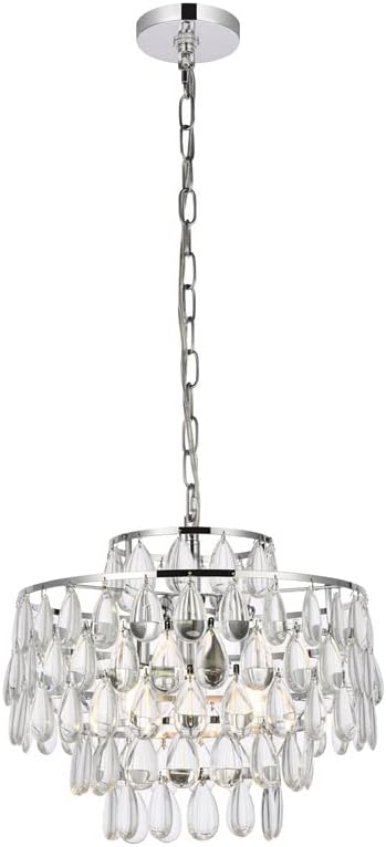 16 in. Mila Pendant in Chrome