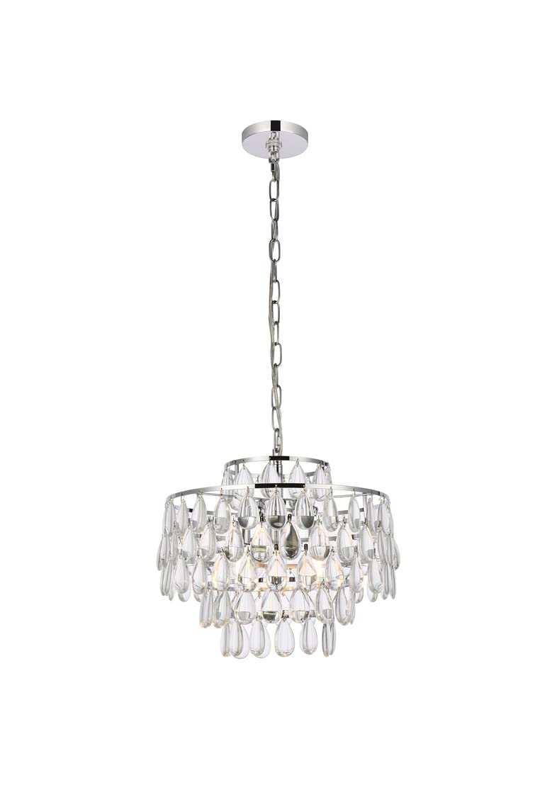 16 in. Mila Pendant in Chrome