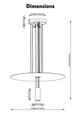 Modern Metal Chandelier Smart Dimmer Available with Switch or Traic Pendant Lamp