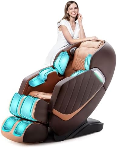 Massage Chair Zero Gravity, Full Body Recliner with Heat Air Pressure SL Track Airbags