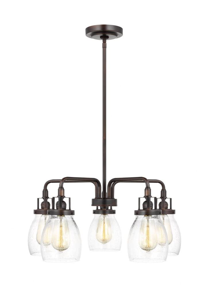 3114505EN7-710 Belton Five - Light Chandelier Hanging Modern Fixture, Bronze