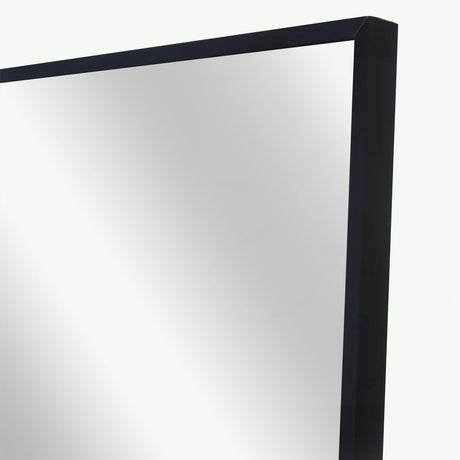 Full Length Mirror Standing Gold 65"x22" Black