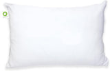 GhostBed Faux Down Pillow - Down Alternative with Breathable, Cool Microfiber Gel - Standard Size