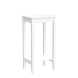 2-Tier End Table Tall Nightstand, Simple Design Sofa Bedside Table