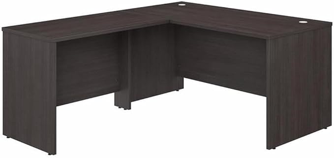Studio C 60W x 30D L Shaped Desk with 42W Return in Natural Elm, L Workstation